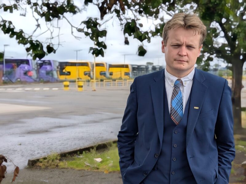 Euan Stainbank, Falkirk MP and Co-Chair of the British Buses APPG 